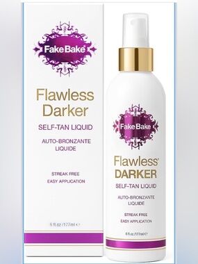 Fake Bake Flawless Darker Self-Tan Liquid 6oz NEW Factory Sealed
